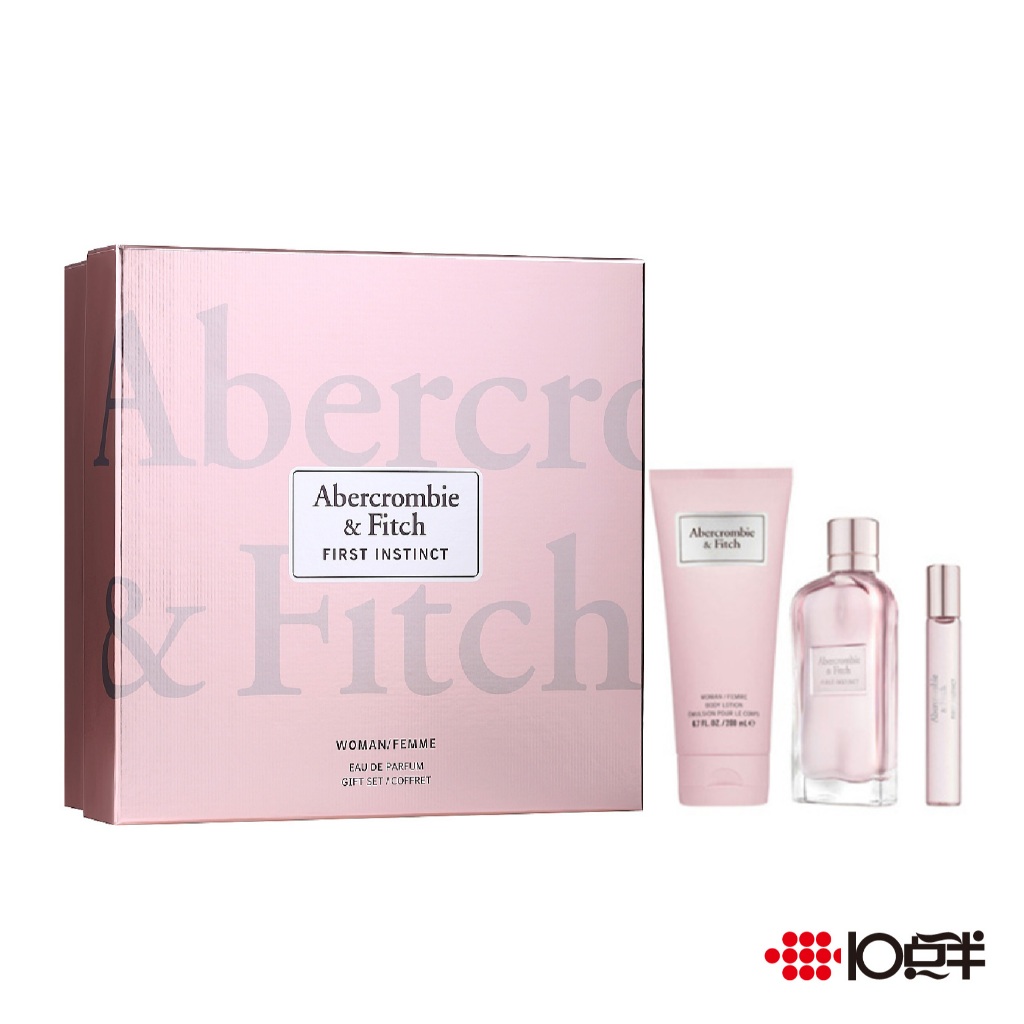 Abercrombie & Fitch A&F 同名經典 女性淡香精 禮盒 100ml（三件組）［ 10點半香水美妝 ］