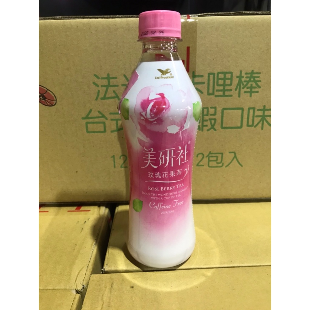 ~省錢叔叔~統一 美研社 美妍社 玫瑰花果茶 玫瑰果茶 寶特瓶裝 400ml 隨貨附發票