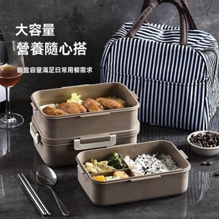 臺灣出貨 保溫飯盒 加熱便當盒 保溫便當盒 便當盒 蒸飯盒 帶蓋上班族ins風高顏值學生食堂打飯易清洗微波爐可加熱