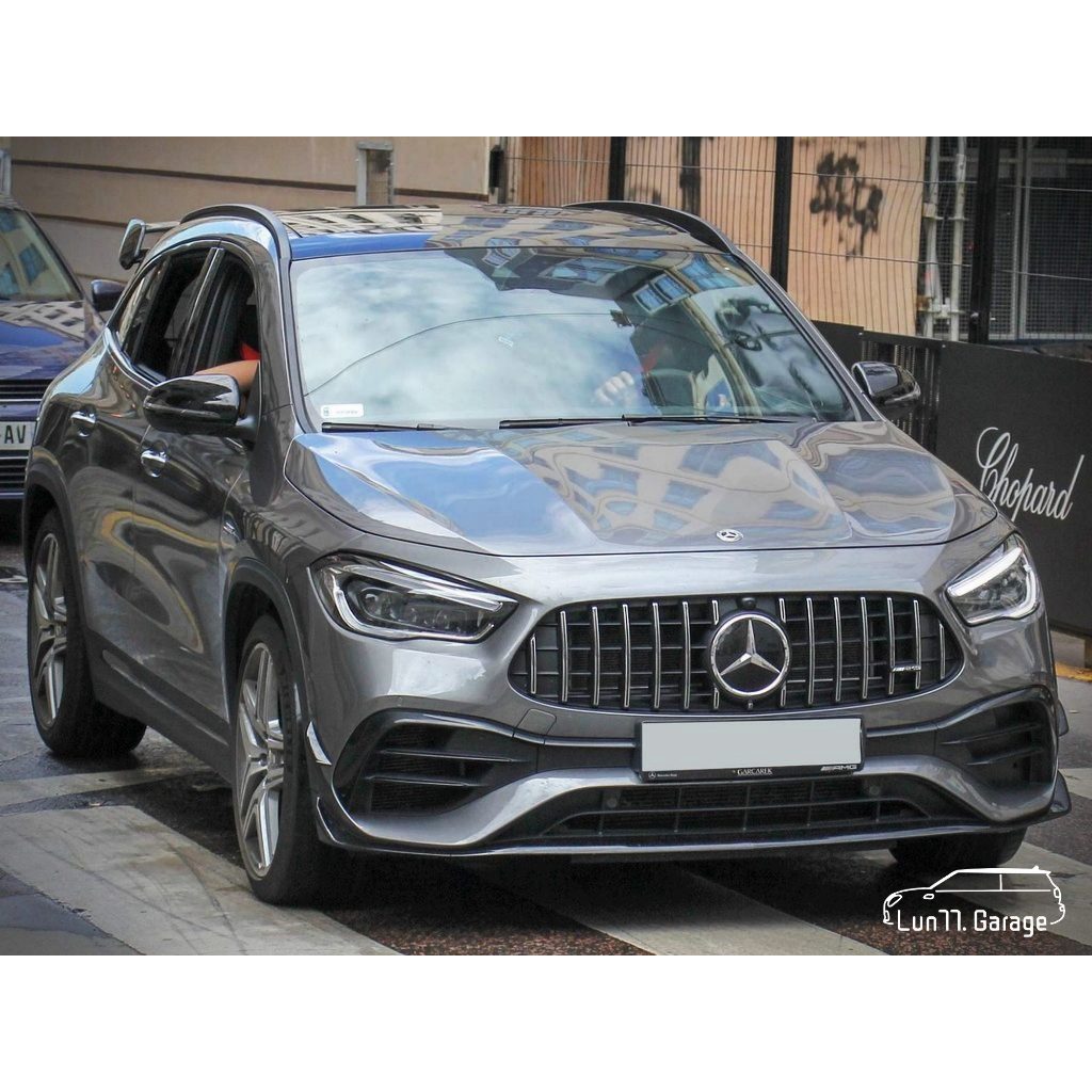 Lun77 - GLA250 GLA45樣式 亮黑前風刀 定風翼 套件 BENZ H247 AMG 副廠 賓士