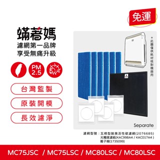 適用 大金 DAIKIN MC809SC MC80LSC MC75LSC 空氣清淨機 KAC998A4 濾網