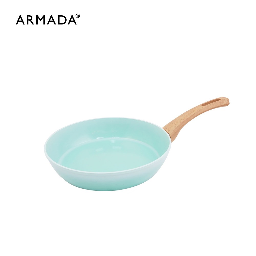 【ARMADA】翠玉冰晶系列平底鍋 24公分 ( 無蓋 / 電磁爐適用 )