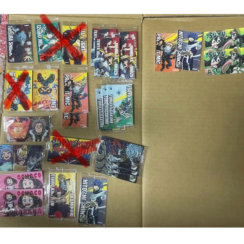 (日版 全新）我的英雄學院 原裝封膜貼紙 各角色貼紙
