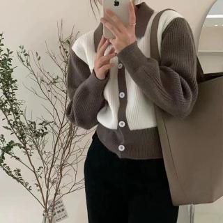 衣時尚 外套上衣 針織衫 毛線衣 新款小個子外搭連帽針織衫開襟毛衣女溫柔甜美系休閒短款ME050-3329.