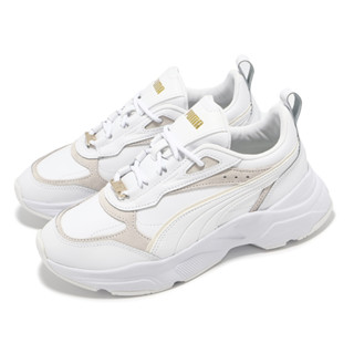 PUMA Cassia Lux 女款 米白 厚底 增高 緩衝 女休閒鞋 39783701 Sneakers542