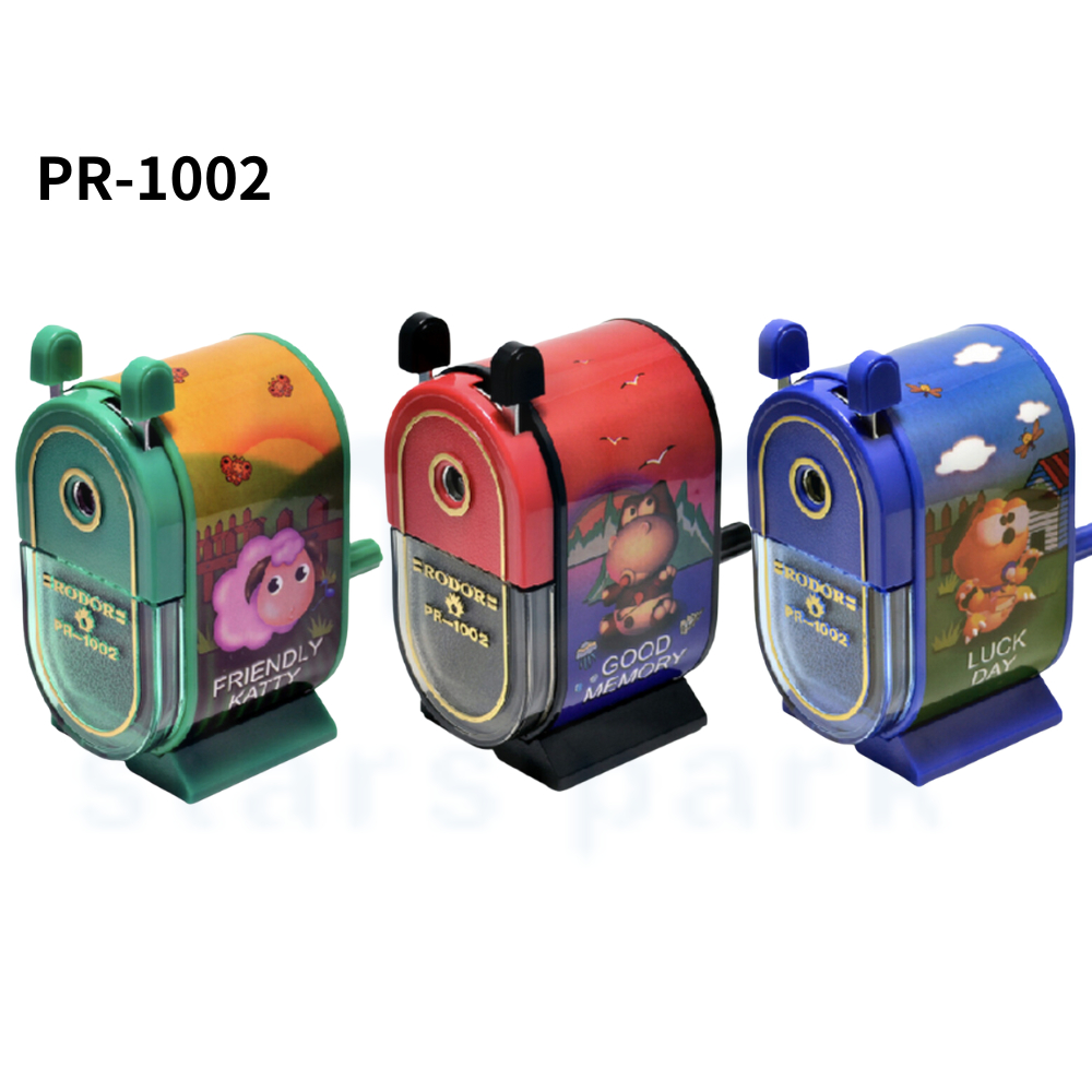 【揪是 i 文具】羅德 RODOR 手動式削鉛筆機 迷你型削鉛筆機 削筆機 PR-1002 MPR-1001
