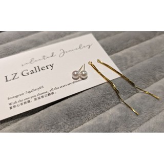「LZ Gallery 」天然日本海水Akoya小燈泡微瑕超閃4-5/5-6/6-7/7-8mm珍珠耳環純銀/18k耳針