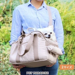 【PET PARADISE】寵物外出單肩揹包 (S/1.5-4kg、M/4-8kg) 附背帶｜PP格紋 2024寵物精品