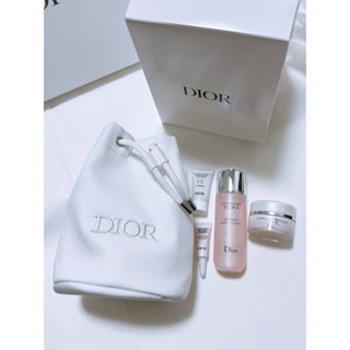 Dior 迪奧 逆時能量修護體驗禮 奇肌露50ml+精華5ml+奇肌霜15ml+眼精華3ml+化妝包 專櫃貨 全新