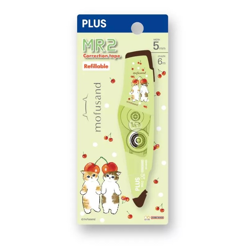 蝦皮隔日到貨 PLUS MR2修正帶 貓福珊迪(限定版)-水果喵 墊腳石購物網