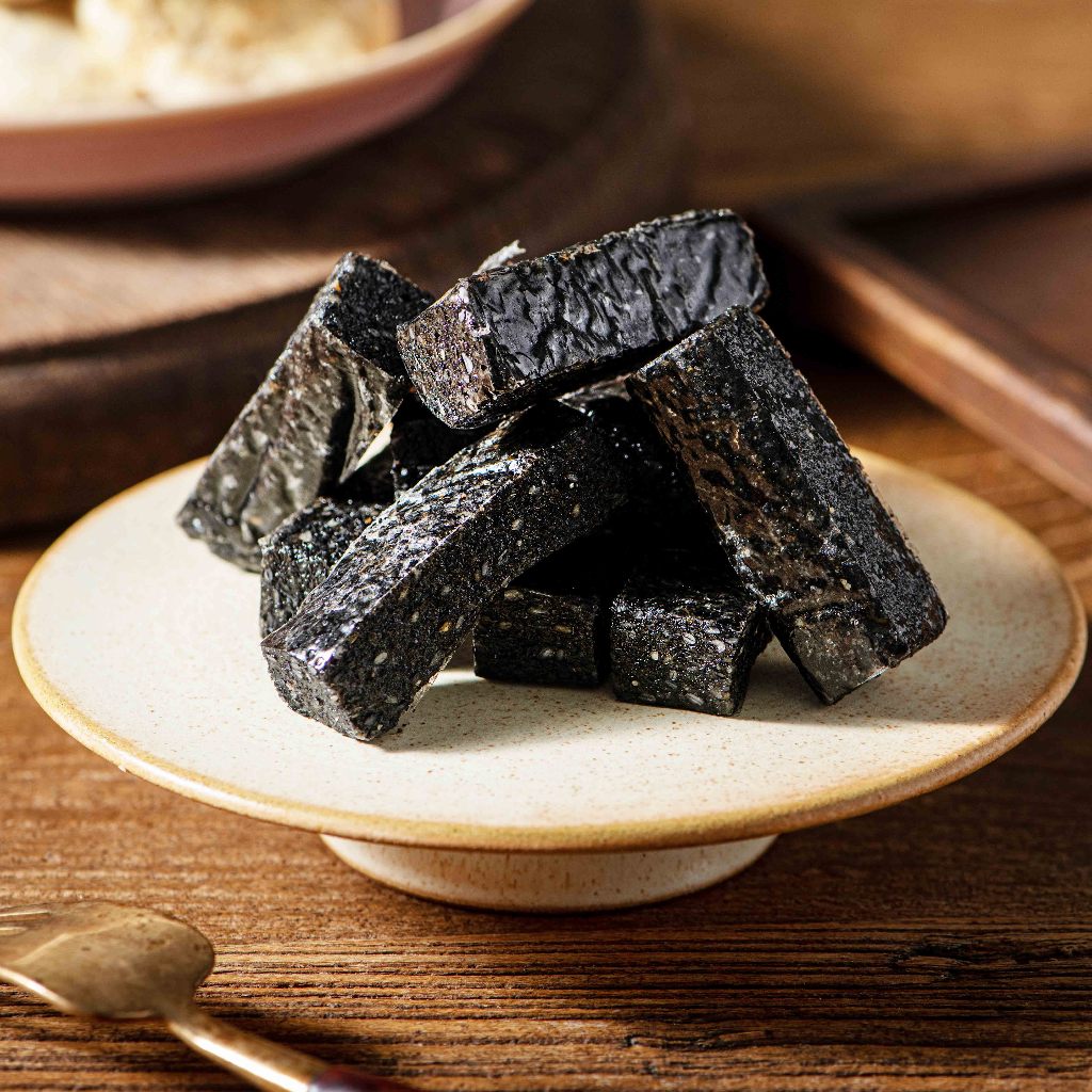 【六月初一】黑曜芝麻糕分享包(12g/個 25個/袋)茶點 傳統零食 下午茶