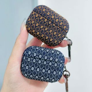 AirPods 4代 新款AirPods Pro 2耳機殼 高階感雪花布紋 高階男女款硬殼 蘋果1/2/3無線藍牙耳機包
