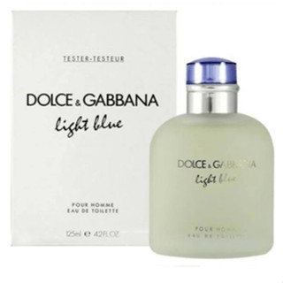 臺灣公司貨 D&G Dolce & Gabbana Light Blue 淺藍 男性淡香水 125ml TESTER