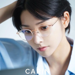 CARIN 光學眼鏡 AIR R C3 (CF2A08 C3) 果凍超彈圓框 NewJeans配戴款 - 金橘眼鏡
