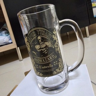 日本製 惡靈古堡 卡普空 Capcom 商品 啤酒杯 360cc 玻璃杯 全新品