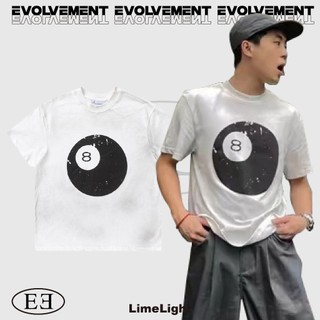 ☆LimeLight☆ EVOLVEMENT EVO 8號球 噴髒 做舊 短版 合身版型 短TEVO-TS027