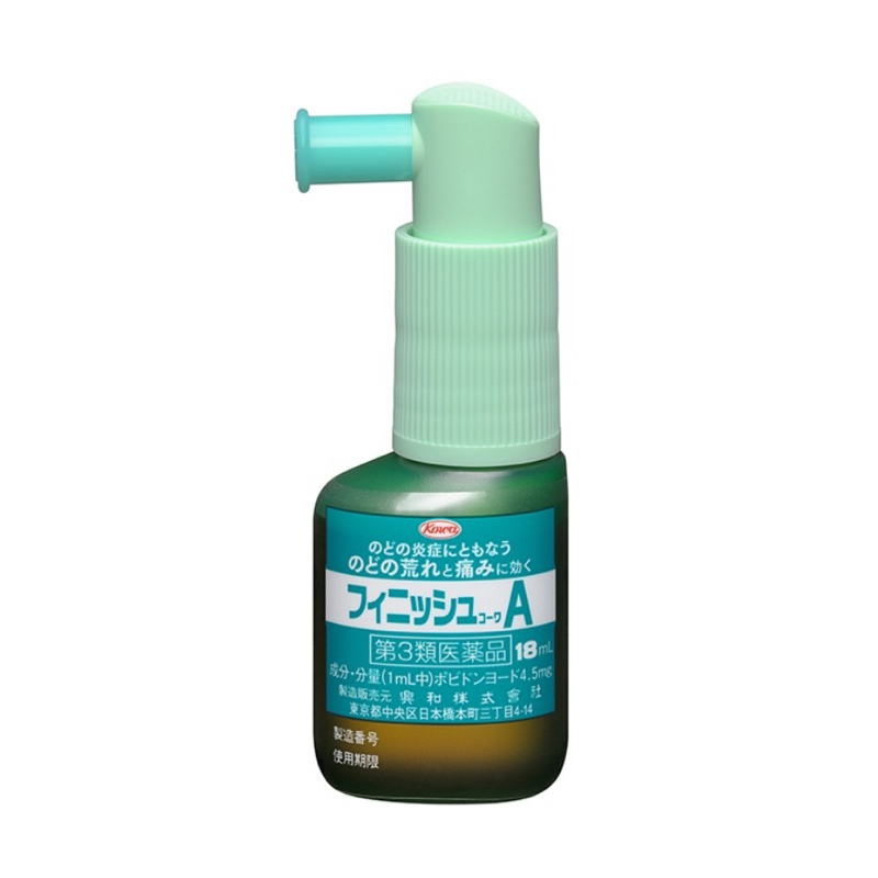 興和kowa フィニッシュ コーワ 興和製藥口腔消毒消炎噴劑 薄荷味25ml
