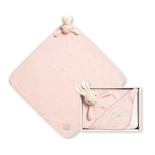奇哥比得兔天絲泡泡紗安撫蓋毯禮盒 70x70cm(PLB55300P粉) 1260元+附紙袋