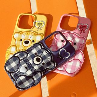 宇宙🇰🇷韓國代購 韓國品牌 YOUNGBOYZ SUN CASE PATCH CHECK BEAR