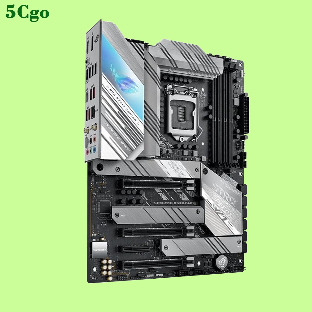 5Cgo庫存盒裝Asus/華碩ROG STRIX Z590-A GAMING W/I/F/I吹雪遊戲主機板支援第十/十一