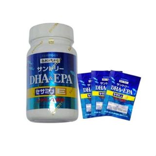 【BOBO小鋪】全新SUNTORY 三得利 魚油 DHA＆EPA+芝麻明E 30日份（120顆）瓶裝 / 隨身包