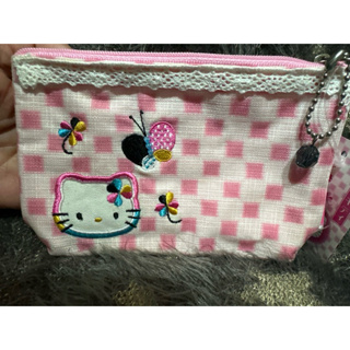 三麗鷗SANRIO HELLO KITTY Vivitix 凱蒂貓 蝴蝶 刺繡 收納包