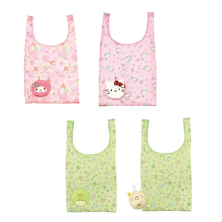 [港玩店] 三麗鷗 Sanrio San-X 美樂蒂 凱蒂貓 角落生物 角落小夥伴 可折疊收納購物袋 造型購物袋