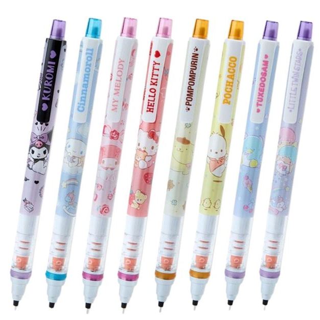 三菱鉛筆 0.5mm 轉轉筆 Sanrio 三麗鷗 Uni Kuru Toga 旋轉自動鉛筆 kitty 酷洛米 史努比