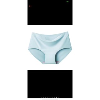 藍色尺吋XL冰絲涼感無痕運動女內褲