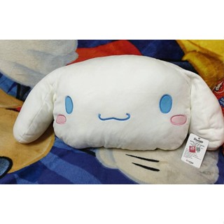 正版﹝SANRIO﹞授權※Cinnamoroll大耳狗/喜拿※【大耳狗立體大臉造型】絨毛抱枕(超柔軟)