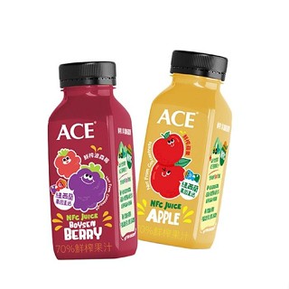 ACE 鮮榨果汁(蘋果汁/蘋果波森莓汁) 250ml/瓶 單罐65元（買6罐送一罐）