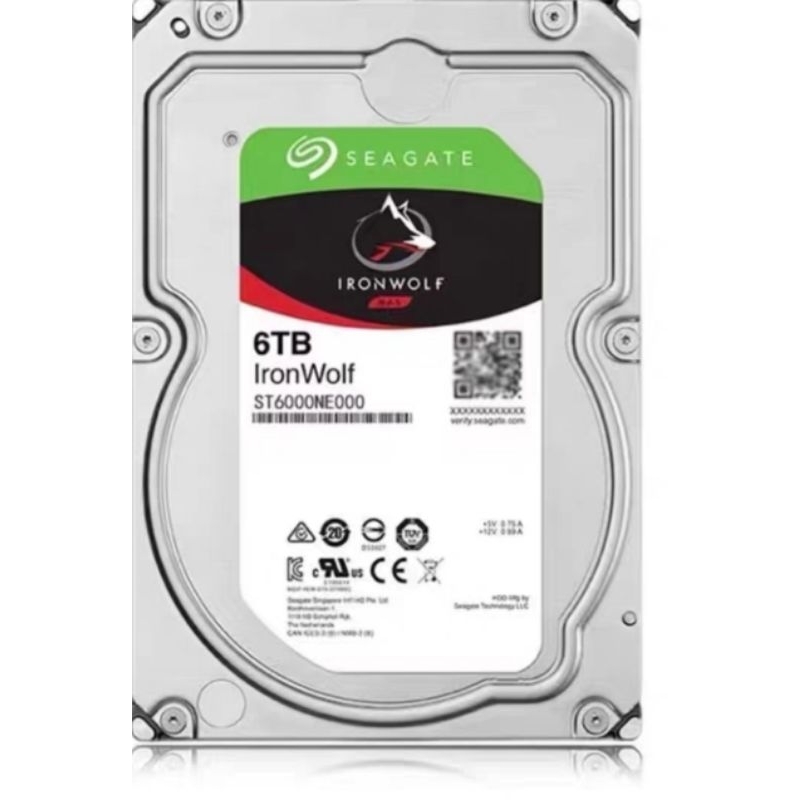 Seagate 希捷 酷狼 Ironwolf 6TB  NAS 硬碟 全新靜電袋 店保二年