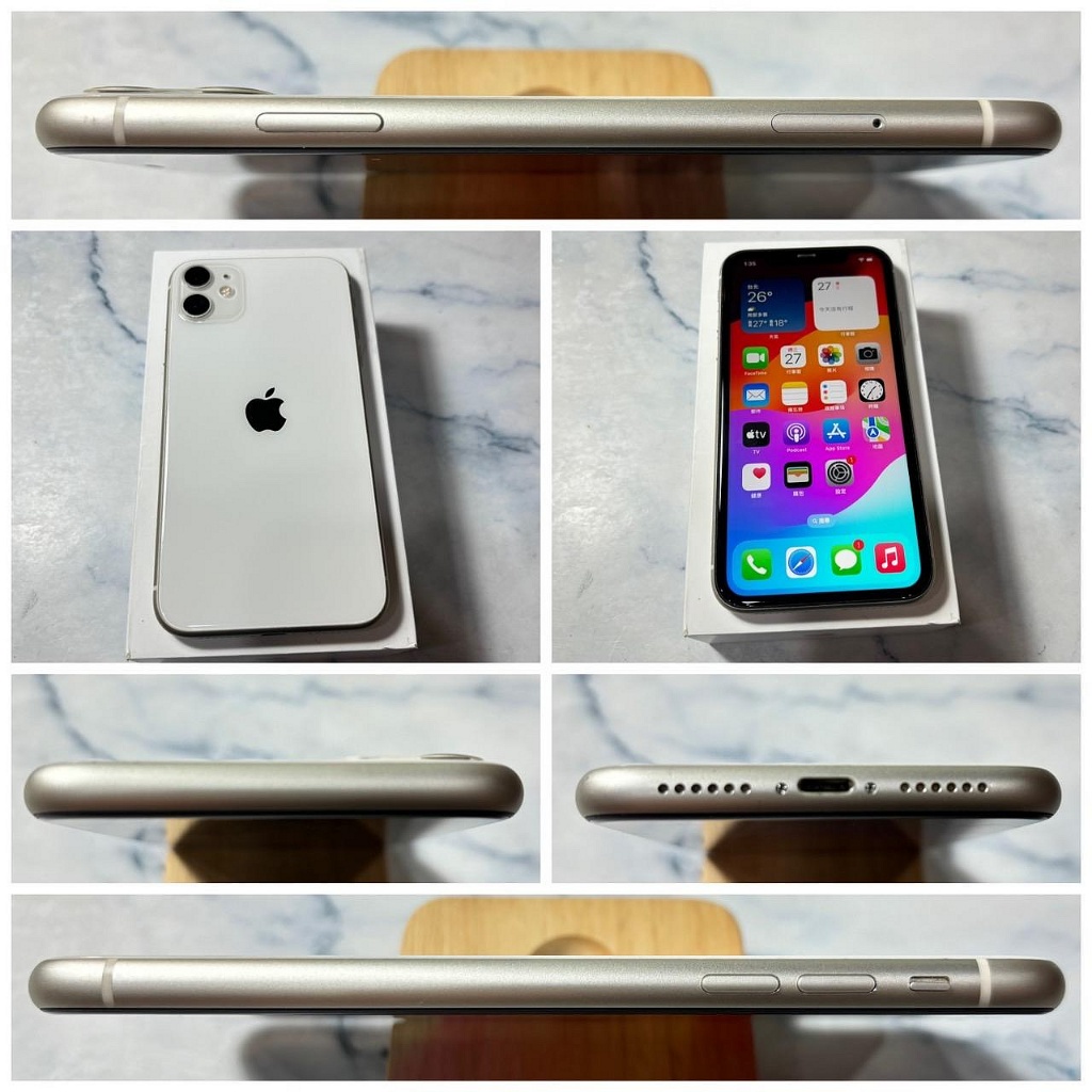 懇得機通訊 三多店 二手機 iPhone11 iPhone 11 6.1吋 128G 白色 【歡迎舊機交換折抵】871