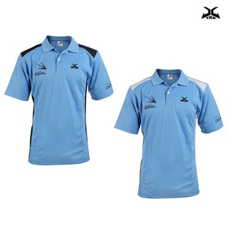XTRM極限 紐西蘭羽球國家隊指定服-POLO衫(紐西蘭羽球黃金大獎賽) 藍白/藍黑
