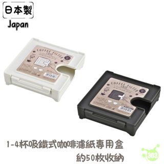 【全網最便宜】日本製 吸鐵式咖啡濾紙收納盒 扇形 錐形 濾紙盒 濾紙收納 咖啡濾紙防塵盒