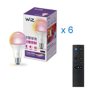 PHILIPS 飛利浦 13W WiZ LED 全綵智慧燈泡 E27 PW019 + PW006遙控器 高雄永興照明