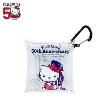 Sanrio透明收納包/ SS/ 凱蒂貓/ 50TH/ Hello Kitty eslite誠品