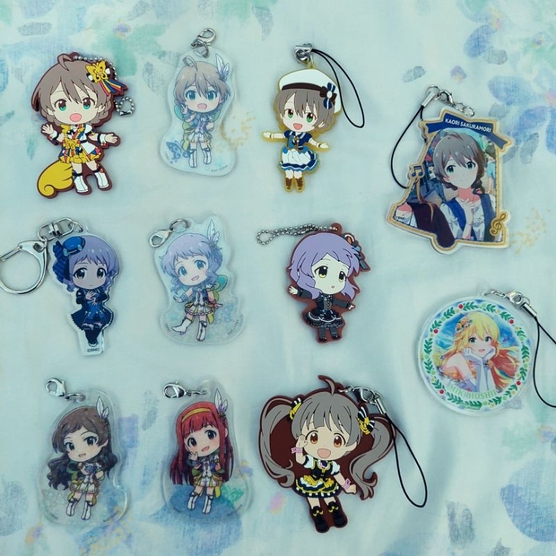 偶像大師 百萬人演唱會 二手 壓克力吊飾 一番賞 星井美希 櫻守歌織 真壁瑞希 北澤志保 田中琴葉 箱崎星梨花