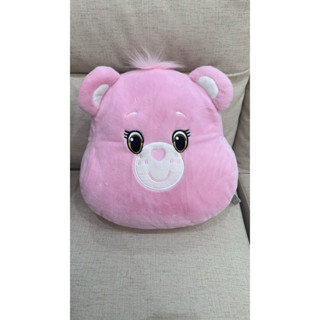 泰國🇹🇭購入 全新Carebears彩虹熊 大臉 大頭靠枕 絨毛 超柔軟