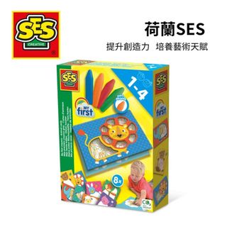 荷蘭SES DIY手作系列-我的第一支蠟筆畫小動物-14404 繪畫塗鴉 親子互動 兒童手做