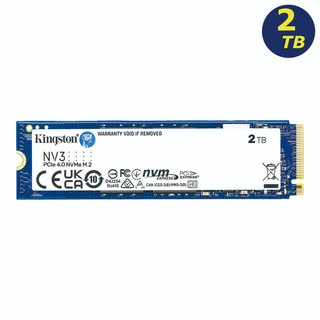 Kingston 金士頓 2TB 2T NV3 M.2 2280 Nvme PCIE 4 SSD SNV3S/2000G