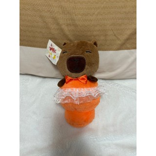 [夾太多]22cm 卡比巴拉花束 水豚君 絨毛玩具 玩偶 娃娃