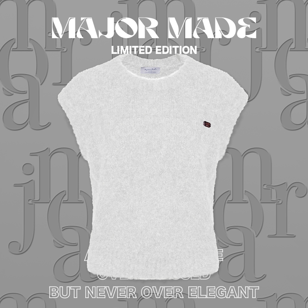 【MAJOR MADE】厚實羊毛小標外搭背心