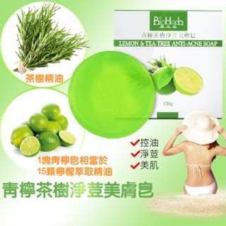 青檸茶樹淨荳美膚皂 洗面皂 肥皂 洗顏皂 茶樹香皂 控油 角質 緊緻 毛孔 碧荷柏 不只是雜貨店