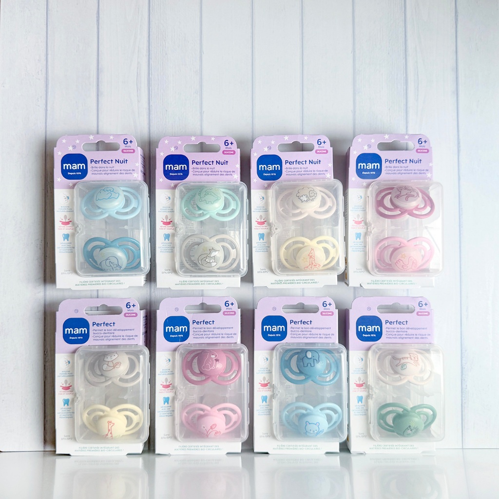 🎉 期間限定 🎉 奧地利MAM Perfect系列/完美型/扁型/仿乳安撫奶嘴第二階段6+(二入)