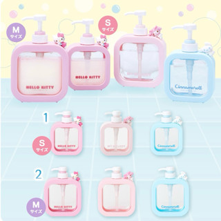 日本正版 kitty 美樂蒂 大耳狗 造型按壓式空瓶300/500ml 按壓瓶補充罐 洗手乳分裝瓶 護髮分裝 沐浴乳空瓶