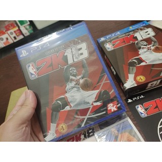 ps4 NBA 2K18 傳奇珍藏版，光碟全新未拆,半全新