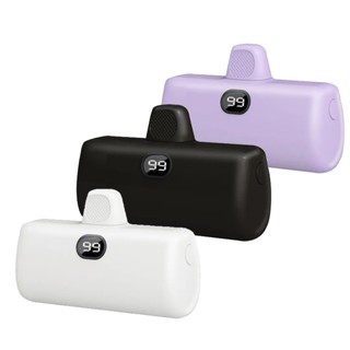 口袋迷你直插式行動電源 TYPE-C PD 快充 5000mAh 額定容量 2800mAh 直插式 迷你 行動電源