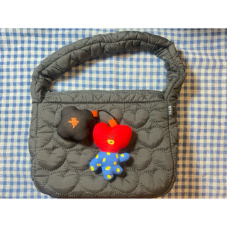 [出清-BT21.娃娃] Mang TATA警報器鑰匙圈 卡套 Cooky摺疊風扇 全新正版