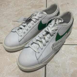 [US 9] Nike blazer bruin 白色 白綠 配色 皮革 全新 低筒 休閒鞋 運動鞋 基本款 dunk